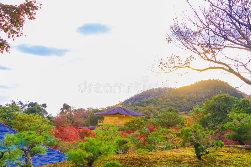 Kinkaku-ji Temple of the Golden Pavilion is a zen buddhist temple and one of the most popular buildings in Kyoto , Japan stock image Kinkaku-ji Temple of the Golden Pavilion is a zen buddhist temple and one of the most popular buildings in Kyoto , Japan stock image